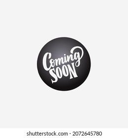Illustration of coming soon sticker