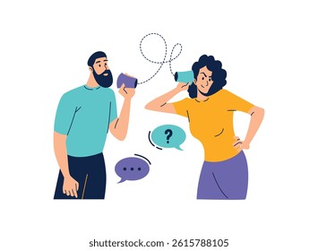 Illustration of an Communication Character