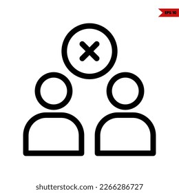 illustration of communication line icon 