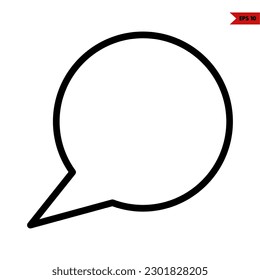 icono de ilustración de línea de comunicación 