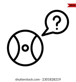 illustration of communication line icon 