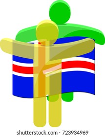 illustration of a community of people