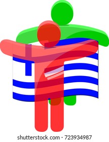 illustration of a community of people