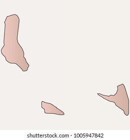 Illustration of the comoros map