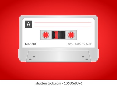 Illustration of a Compact Cassette Tape
