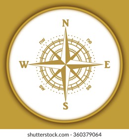illustration of a compass rose