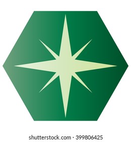illustration of a compass rose