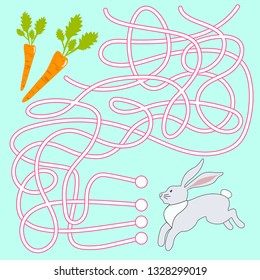Illustration for competitions of customers, a riddle, a labyrinth. Print for the designer. The avatar element for the player.