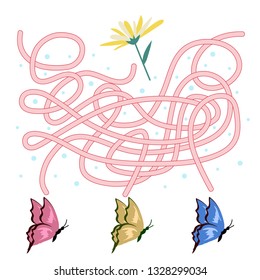 Illustration for competitions of customers, a riddle, a labyrinth. Print for the designer. The avatar element for the player.