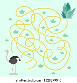 Illustration for competitions of customers, a riddle, a labyrinth. Print for the designer. The avatar element for the player.