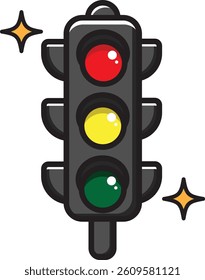 Illustration Complete Collection of Traffic Signs and Road Markings