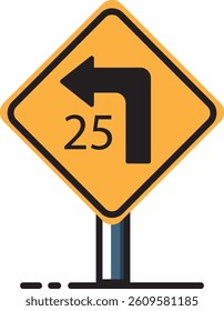 Illustration Complete Collection of Traffic Signs and Road Markings