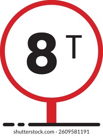 Illustration Complete Collection of Traffic Signs and Road Markings