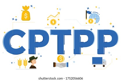 Illustration of Comprehensive and Progressive Agreement for Trans-Pacific Partnership (CPTPP) topic.