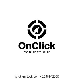 Illustration of computer mouse click arrows being used to press a command button 