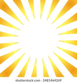 Illustration of concentrated lines with a gold-like gradient