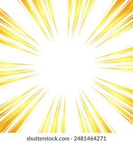 Illustration of concentrated lines with a gold-like gradient