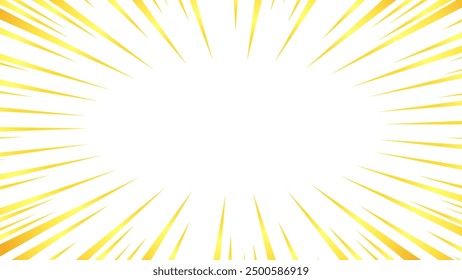 Ilustración de líneas concentradas con un gradiente dorado