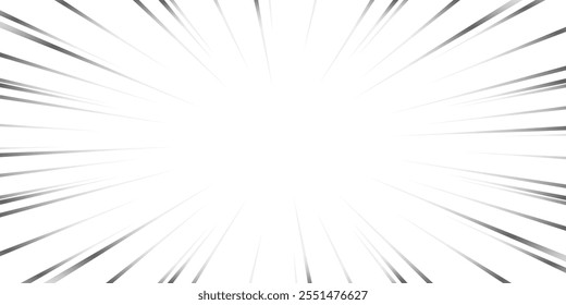 illustration of concentrated lines with a gray gradient
