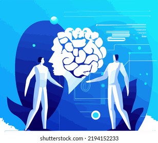 Illustration of the concept of Artificial Intelligence