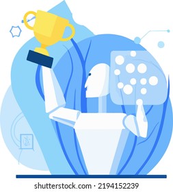 Ilustración del concepto de inteligencia artificial