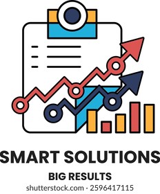 An Illustration in the concept of business idea in line style