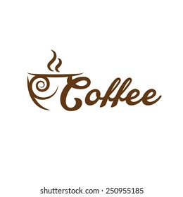 Illustration concept of coffee cup. Vector