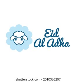 Illustration of concept Eid Al Adha. great for greeting card, logo and icon