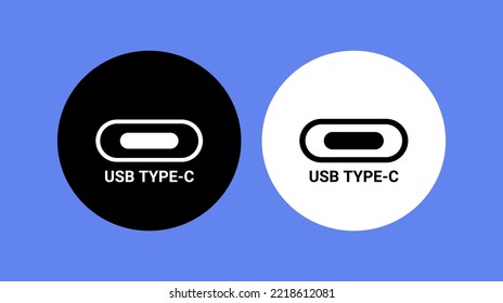 illustration Concept of European Union law to force USB-C charger for all mobile phones. EU flag and USBC universal charging cable. Selective focus.