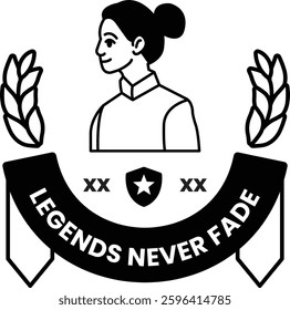 An Illustration in the concept of Historical figures in line style
