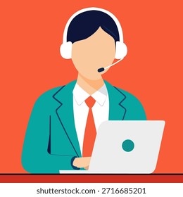 Ilustração do conceito de suporte vivo sob a forma de um operador feminino