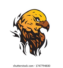 Illustration of concept logos taken from Eagle and Fire suitable for gaming companies or others.