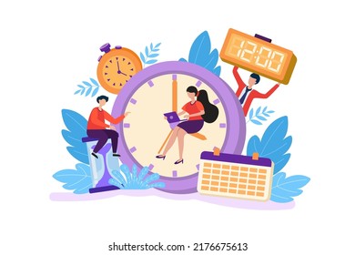 Erinnerung an Illustrationskonzepte Planungen Aufgaben bei der Arbeit Eine gute Arbeitsplanung erfordert einen Kalender für Selbstverwaltung.
