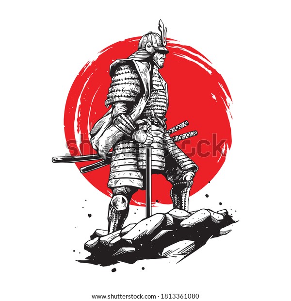 illustration concept of
samurai warrior 
