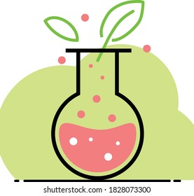 Illustration concept of science for eco-system. 