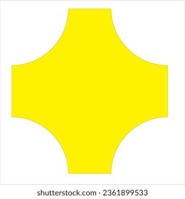 concepto de ilustración diseño amarillo simple
