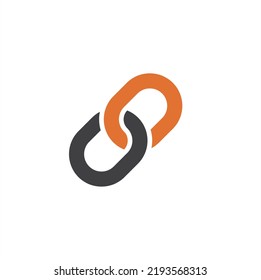 ilustración de símbolo conectado, arte vectorial.