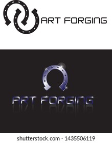 illustration consisting of a horseshoe in the form of a symbol or logo