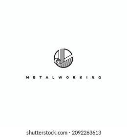 
illustration consisting of the image of the cutter in the form of a symbol or logo 