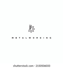 
ilustración que consiste en la imagen del cortador en forma de símbolo o logotipo 