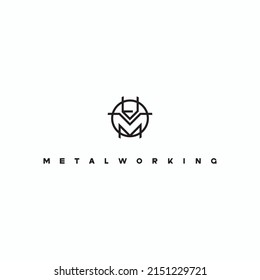 
illustration consisting of the image of the cutter in the form of a symbol or logo 