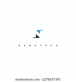 ilustración que consiste en una imagen del logotipo en forma de letra "n"