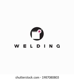 
illustration consisting of the image of the weld bead in the form of a symbol or logo