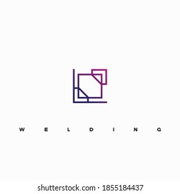 
illustration consisting of an image of a welded structure in the form of a symbol or logo