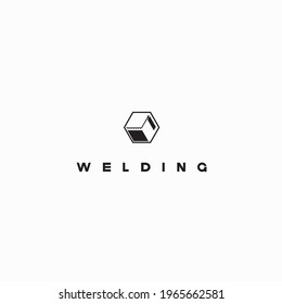 
illustration consisting of an image of a welded structure in the form of a symbol or logo