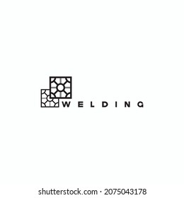 
illustration consisting of an image of a welded structure in the form of a symbol or logo