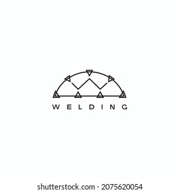 
illustration consisting of an image of a welded structure in the form of a symbol or logo