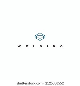 
illustration consisting of an image of a welded structure in the form of a symbol or logo