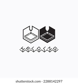 
illustration consisting of an image of a welded structure in the form of a symbol or logo