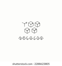 
illustration consisting of an image of a welded structure in the form of a symbol or logo